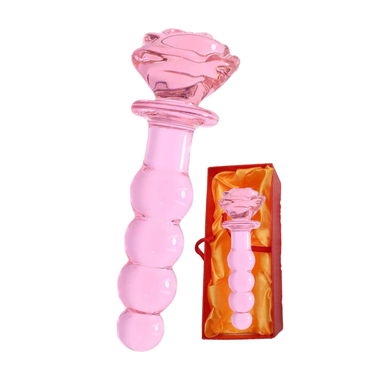 Dildo Cristal Rosa 2