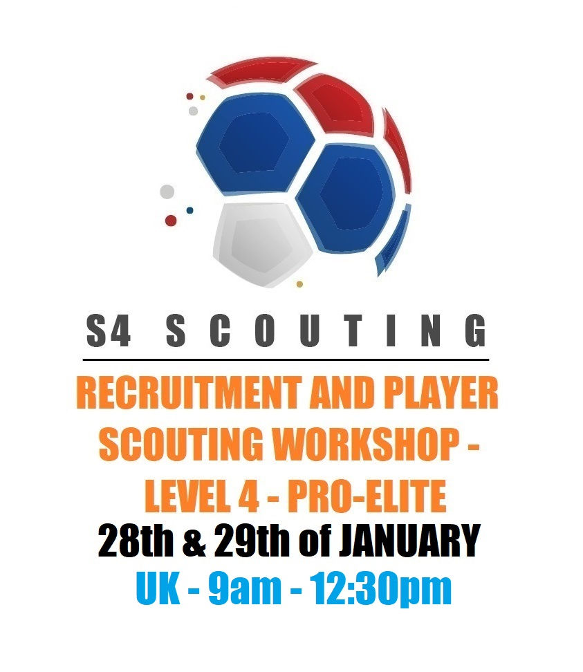 RECRUITMENT AND PLAYER SCOUTING WORKSHOP - LEVEL 4 - PRO-ELITE
