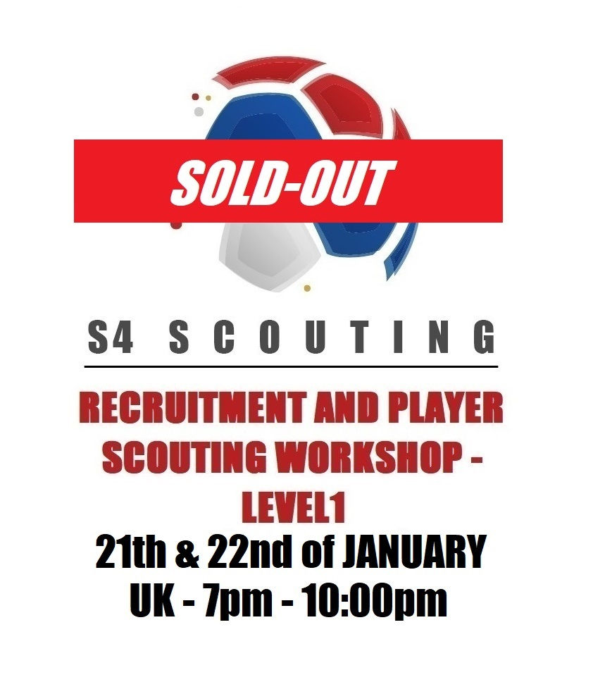 RECRUITMENT AND PLAYER SCOUTING WORKSHOP - LEVEL 1