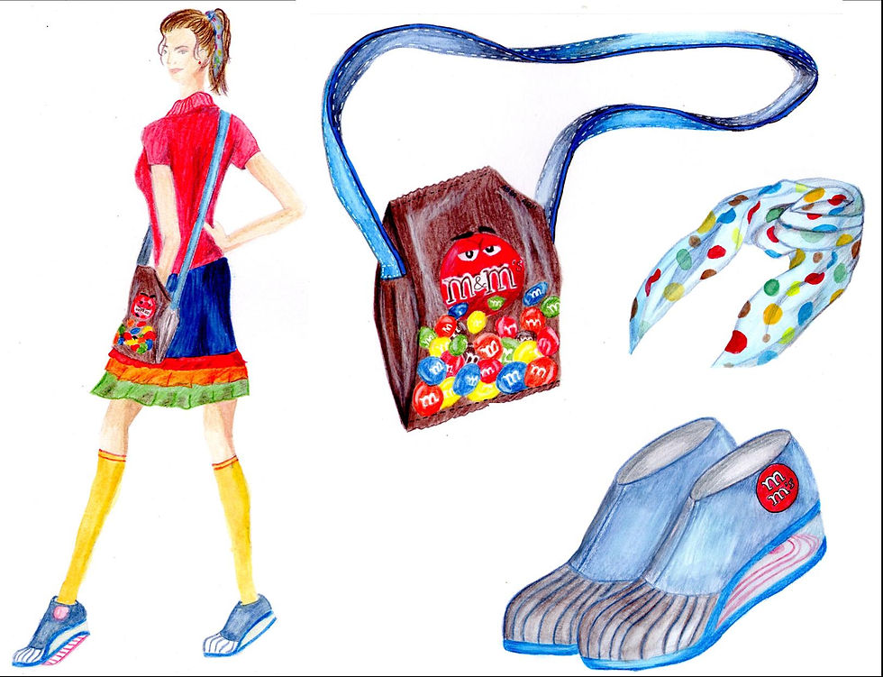 Ilustração de moda - mm's
