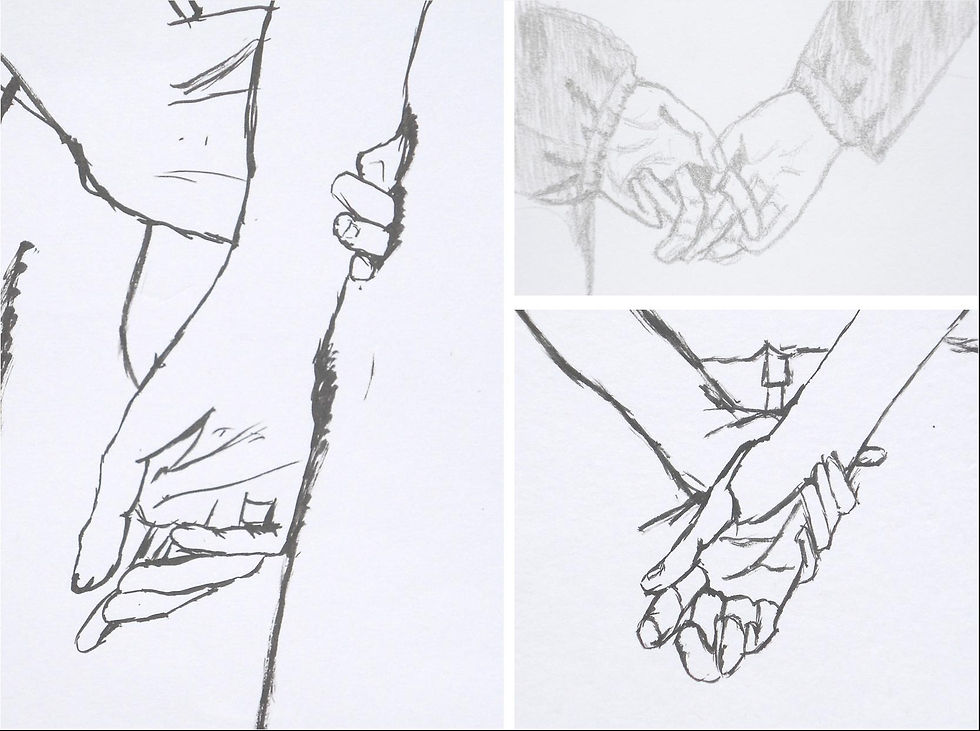 Desenho de observação - mãos