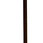 Thumbnail: Wenge Shaft with a Derby Handle and a Chrome Plated Collar £35 ex. VAT