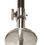 Thumbnail: Wide Brown Leather Seat with Black Adjustable Shaft - Point & Plate Foot