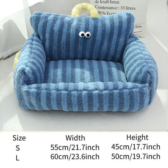 Thumbnail: Cat Bed Sofa Winter Warm Foam Neck Pad Nest Beds Pet Deep Sleeping Bed For Small
