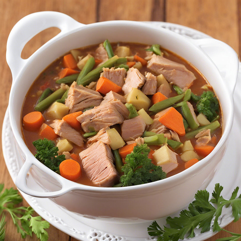 Turkey Vegetable Soup - Pet Cuisine