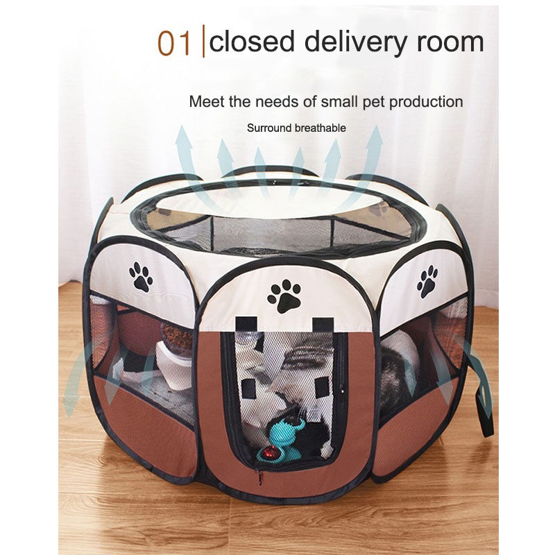 Thumbnail: Portable Foldable Cat/Dog Tent Cat/Dog House Portable Folding Outdoor Travel Pet