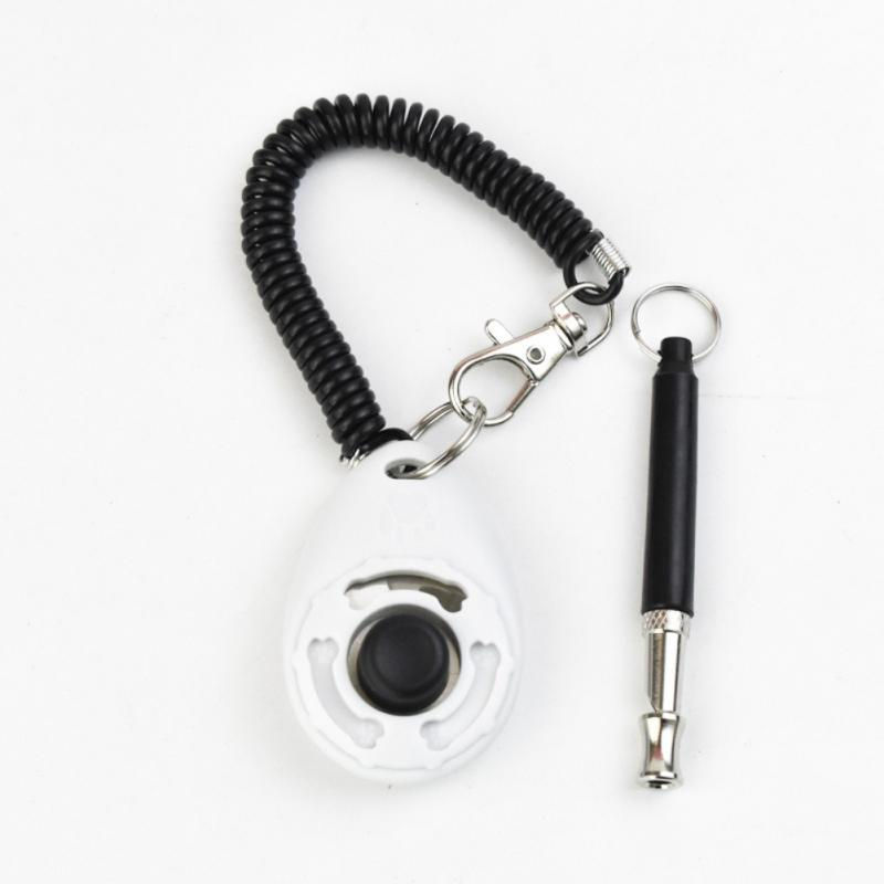 Thumbnail: Piece Pet Cat Dog Training Clicker Pet Flute Obedient Whistle Adjustable Wrist S