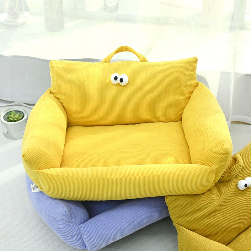 Thumbnail: Cat Bed Sofa Winter Warm Foam Neck Pad Nest Beds Pet Deep Sleeping Bed For Small