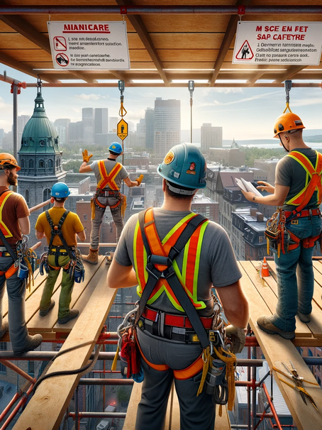 Prévenir les Accidents de Travaux en Hauteur : Une Priorité pour la Sécurité sur les Chantiers au Québec