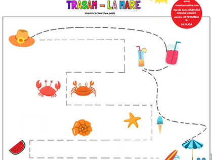 Trasand linii prin nisip