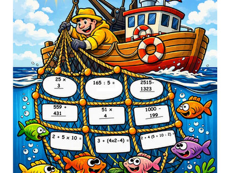 Captain in the Sea of Math and the Playful Net