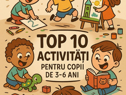 Top 10 activități creative pentru copii de 3–6 ani