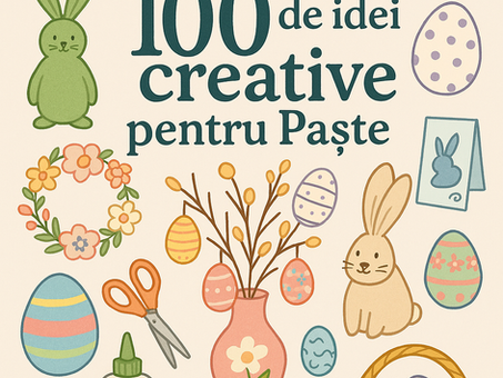 100 de idei creative pentru Paște