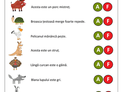 Adevarat sau fals?