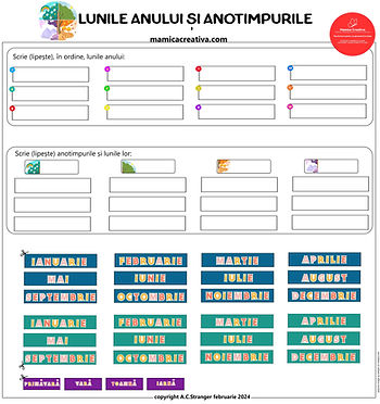 lunile si anotimpurile