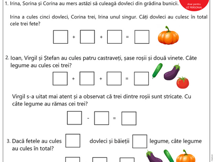 In gradina de legume