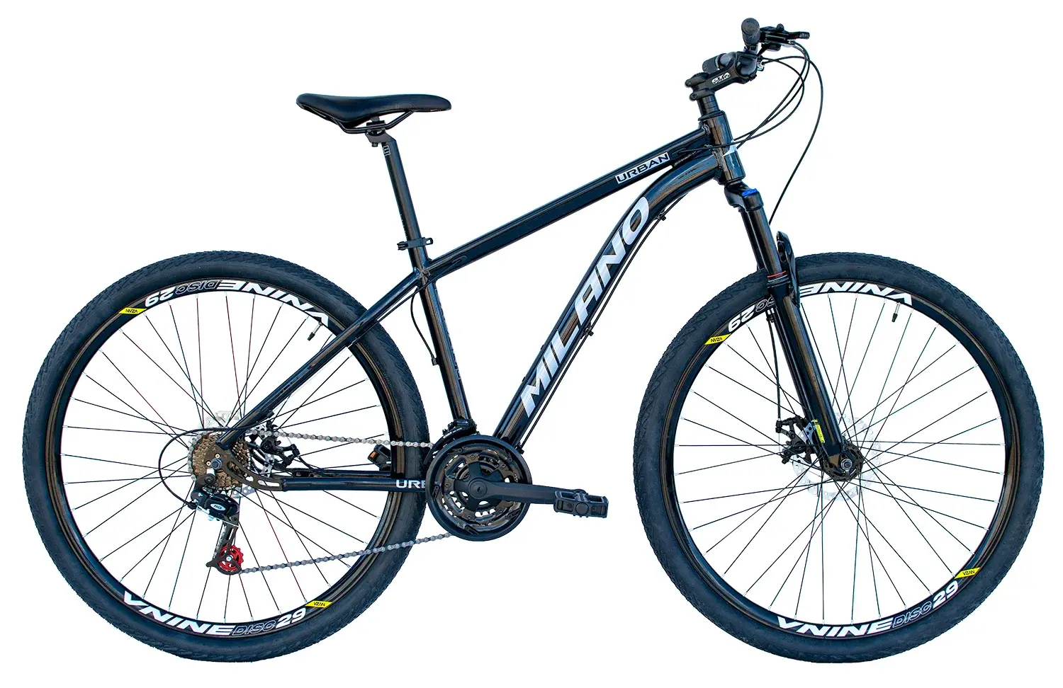 BICICLETA 29 MILANO URBAN 1.0 19" PRETA