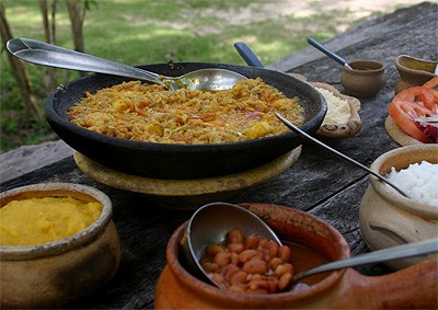 Onde comer na praia de Morere boipeba