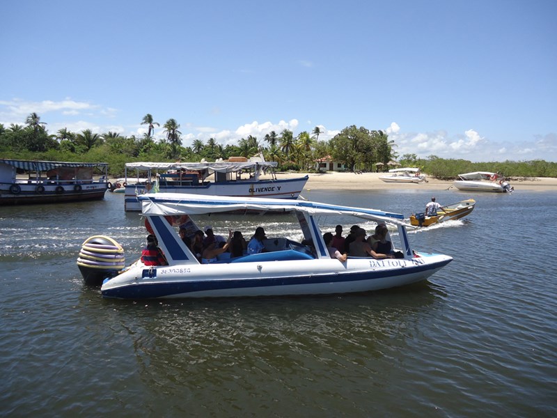Lancha Rápida Valença para Ilha de Boipeba| Ilha de Boipeba | Bahia Terra Turismo