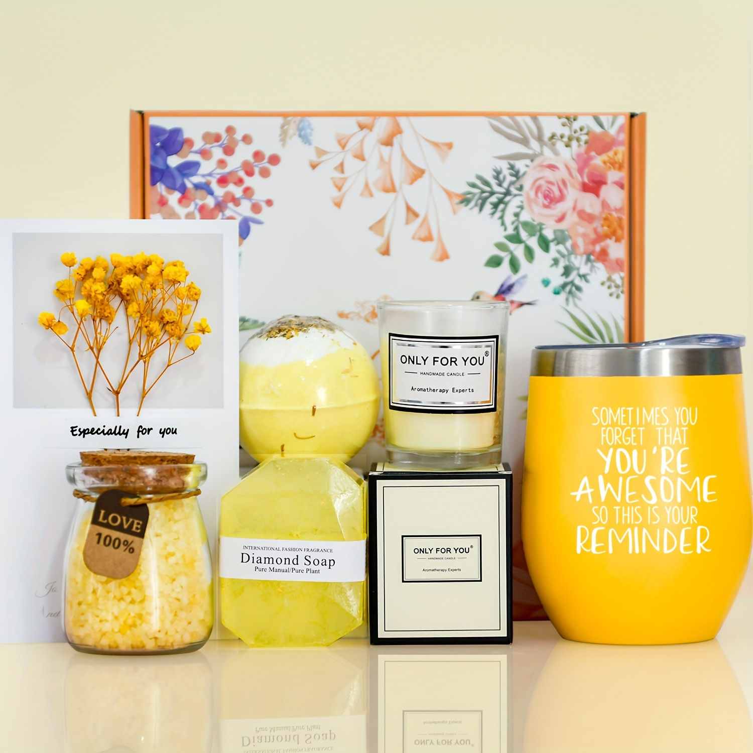 Retirement & Birthday Gift Set - Relaxing Spa Basket