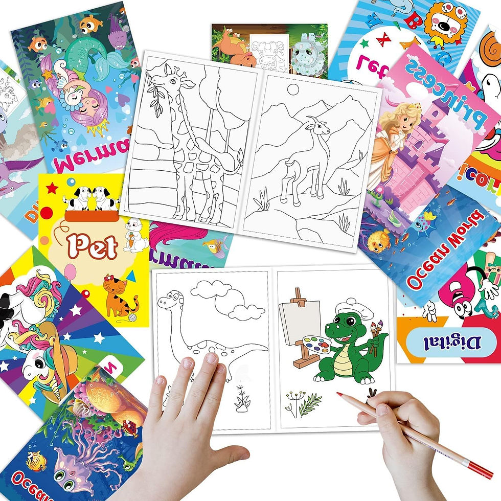 20Pack Small Colouring Books for Kids Party Favors Age 2-4,4-8,Bulk Colouring B