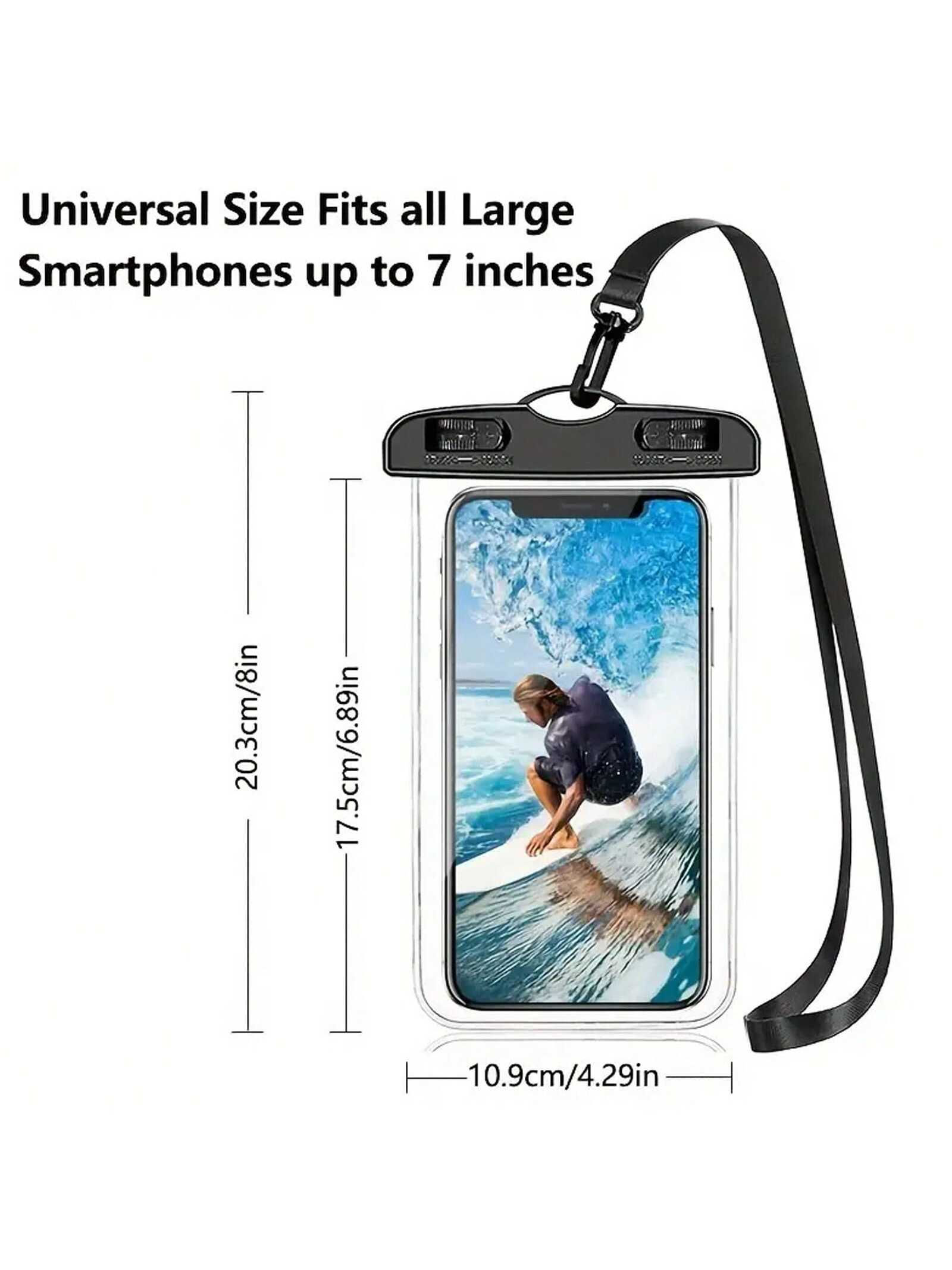 Cell Phone Waterproof Case Transparent Beach Swimming Waterproof Cover