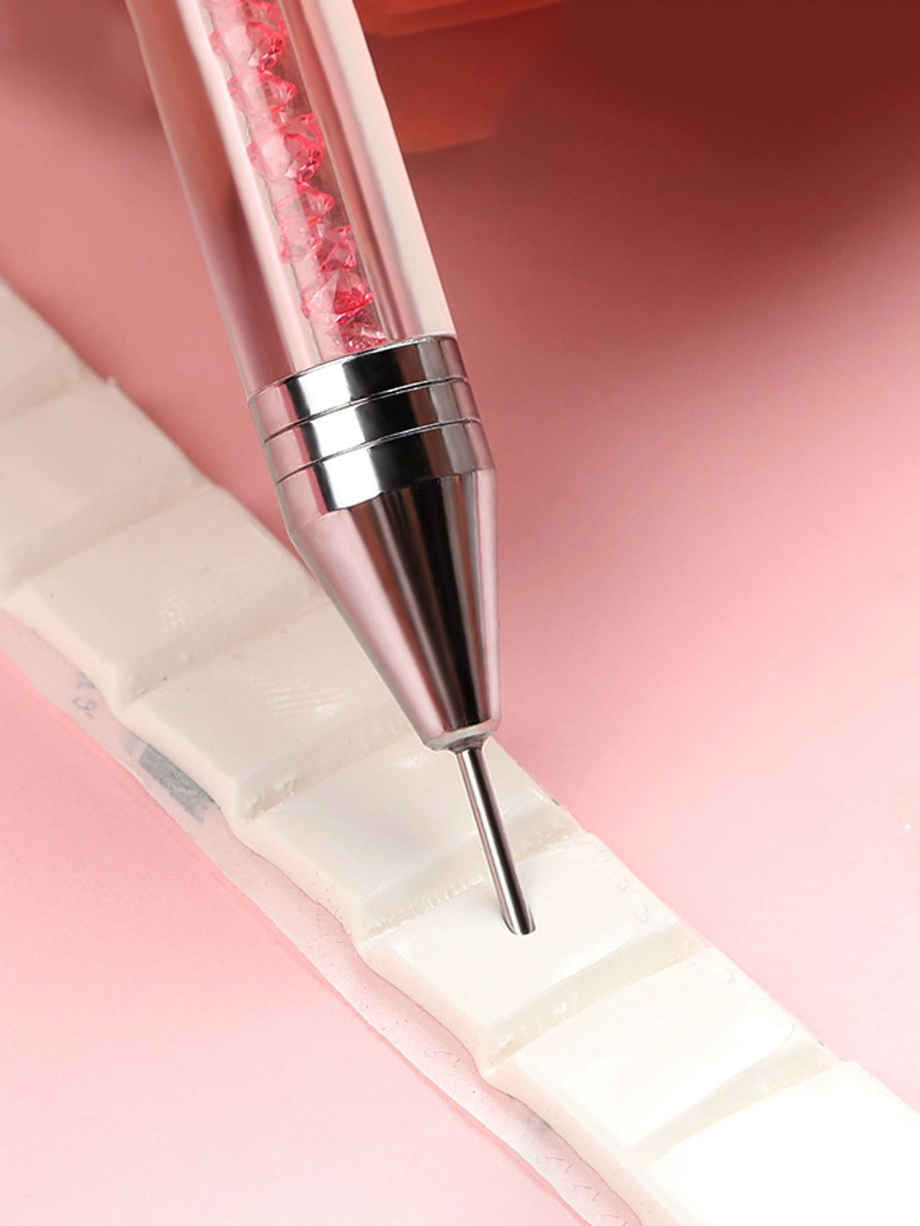 Nail Art Rhinestone Dotting Wax Pen With Built-In Adhesive, Diamond Picker