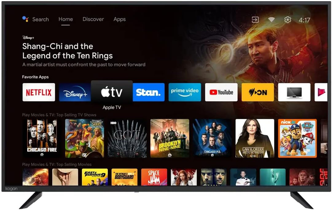 65" 4K UHD LED HDR Smart Android TV with Voice Assistant and HDR