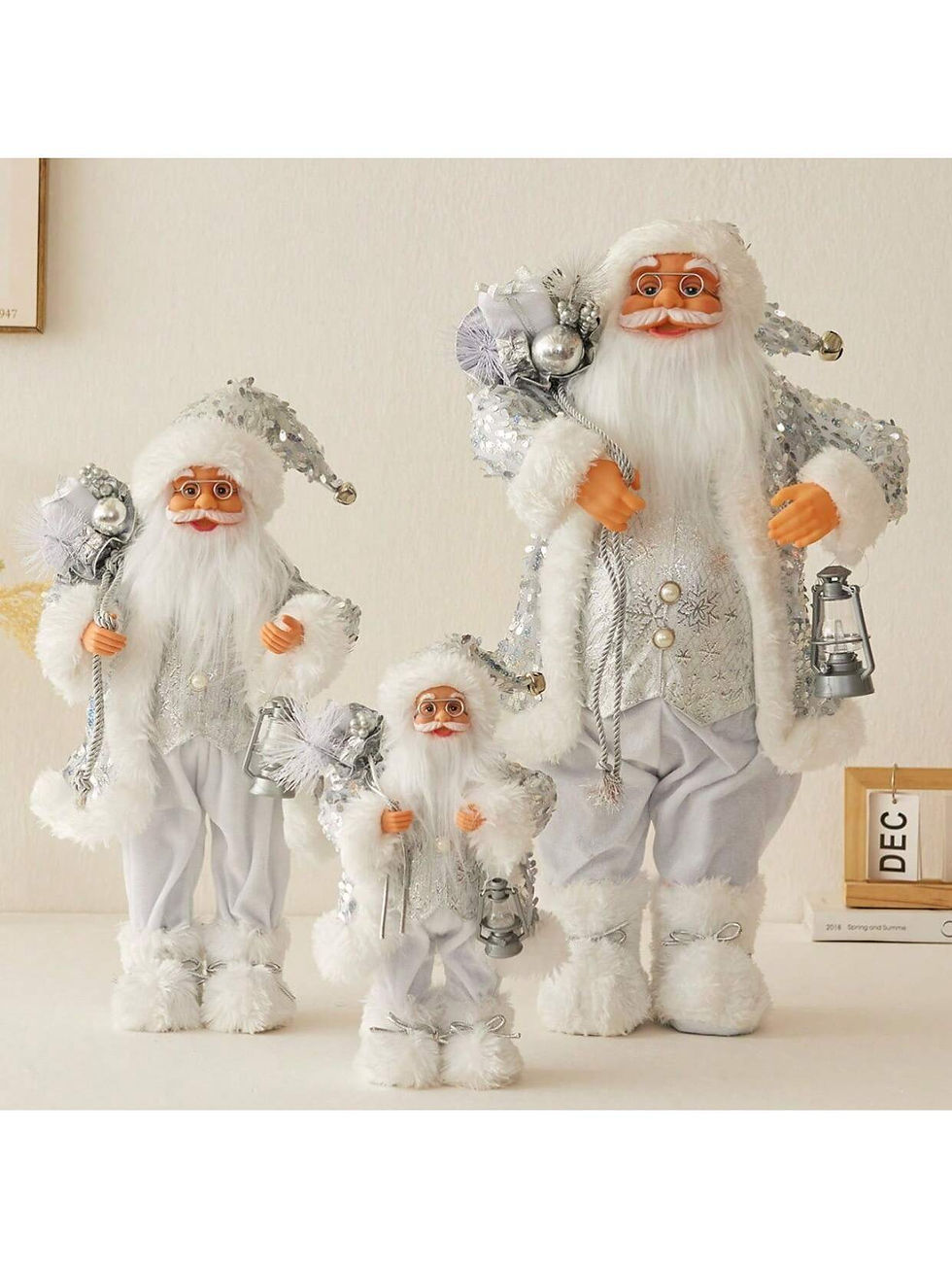 30cm Christmas Santa Claus Statue