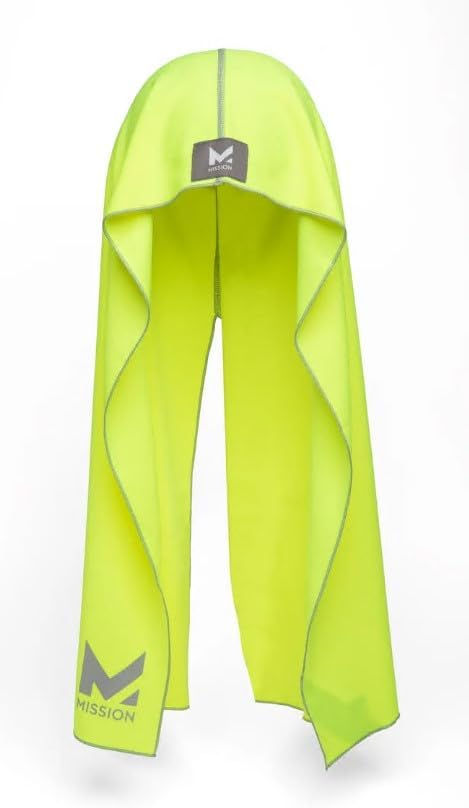 MISSION Cooling Hoodie Towel- Hood Towel, Evaporative Cool Technology, Cools In