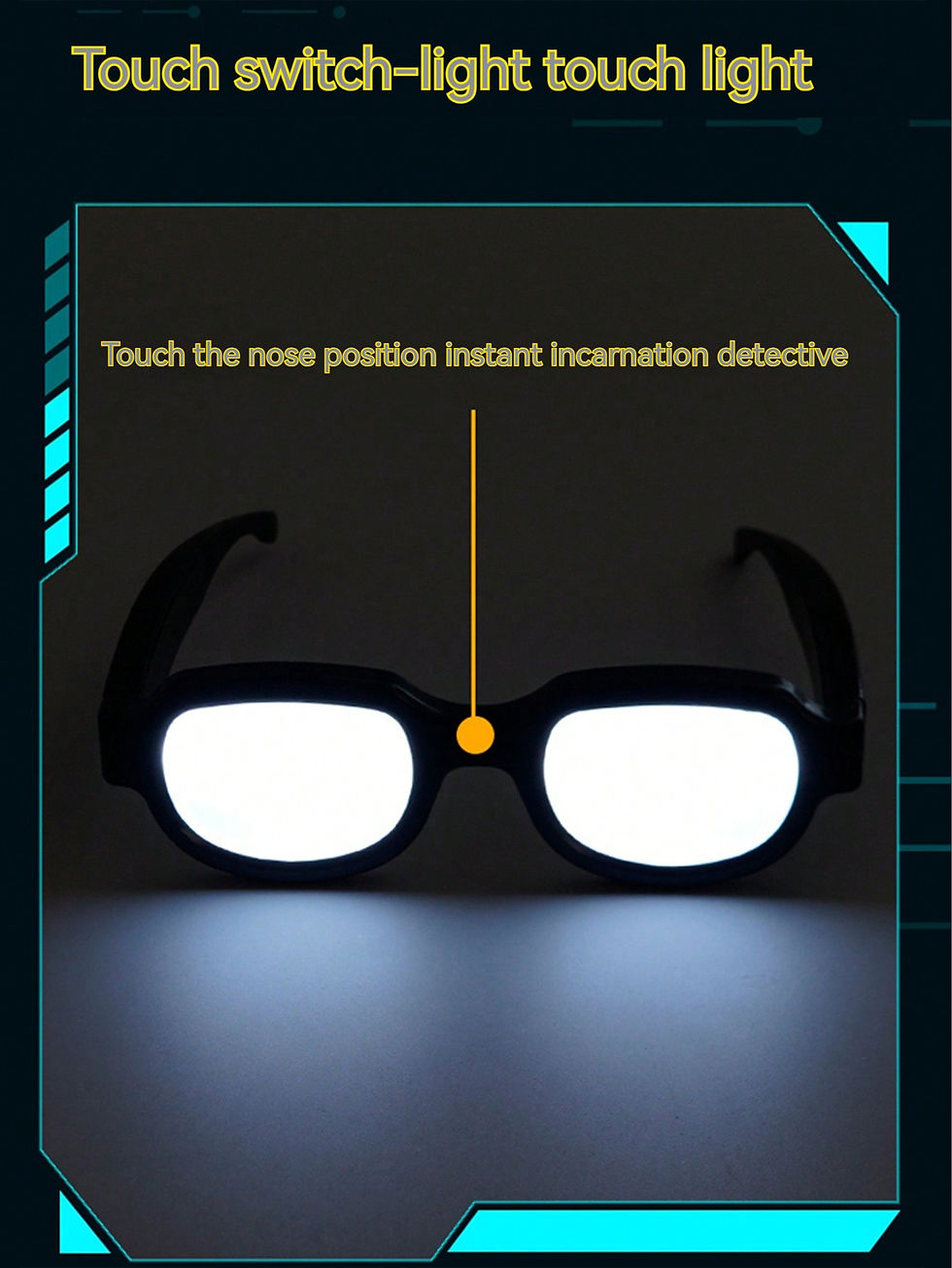Led Light Up Glasses, Sci-Fi Futuristic Design