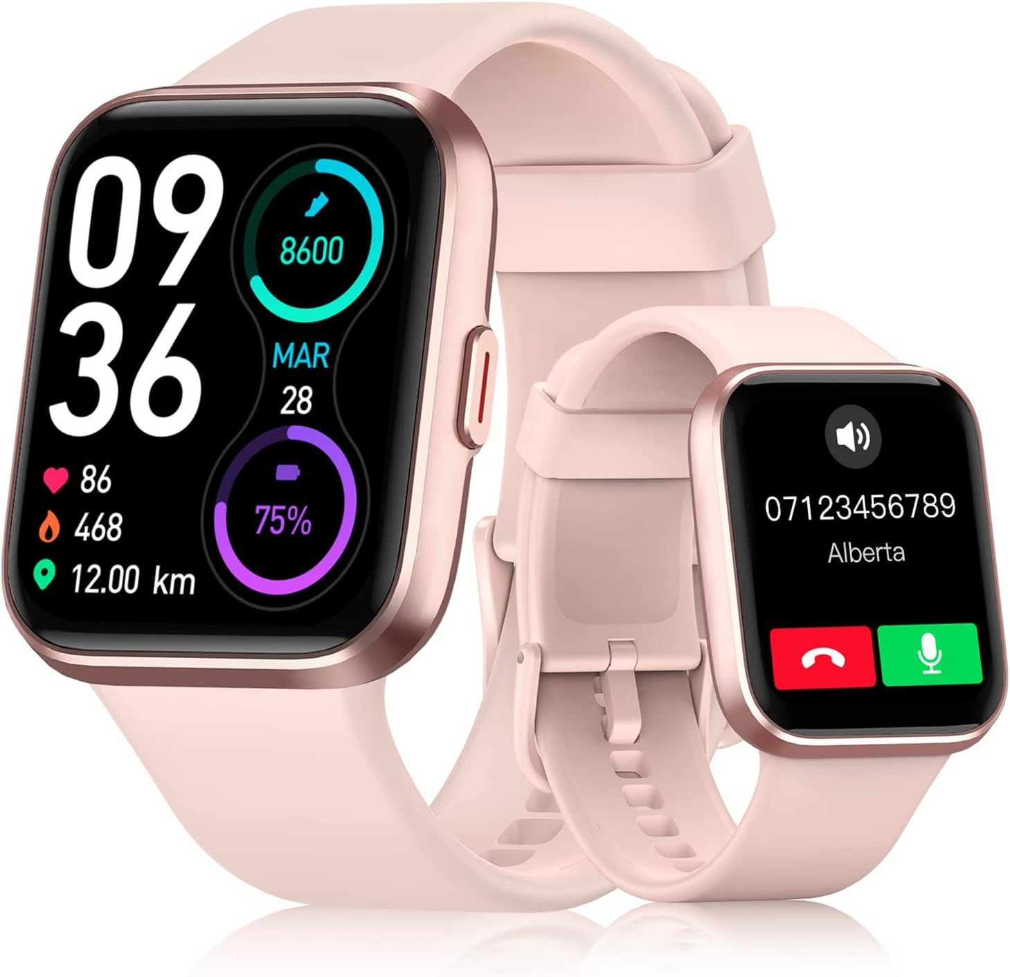 Smart Watch for Women, Smart Watch (Answer/Make Call),1.8" Full Touch Alexa