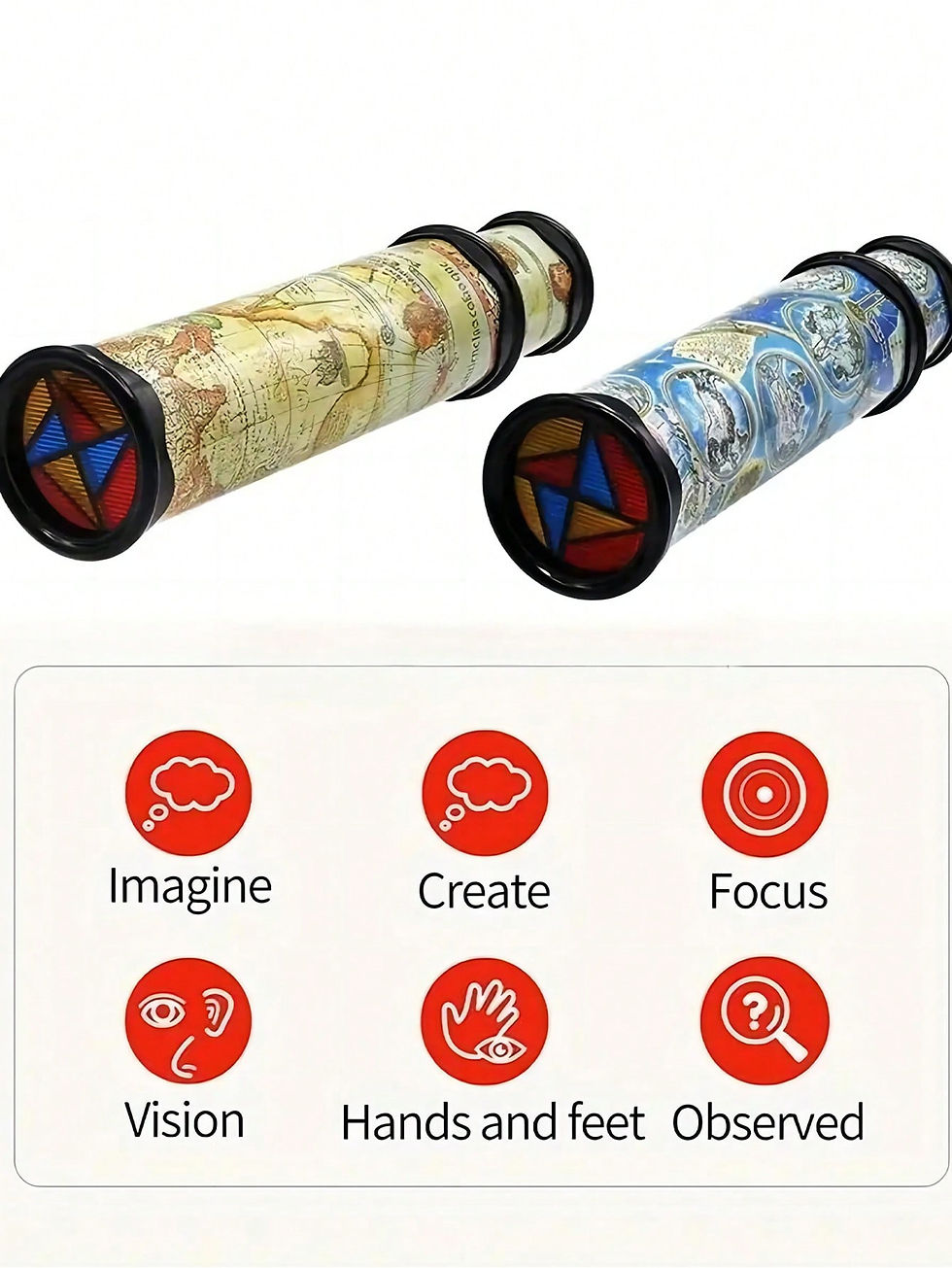 Rotating Kaleidoscope Stretchable Classic Kaleidoscope Toy