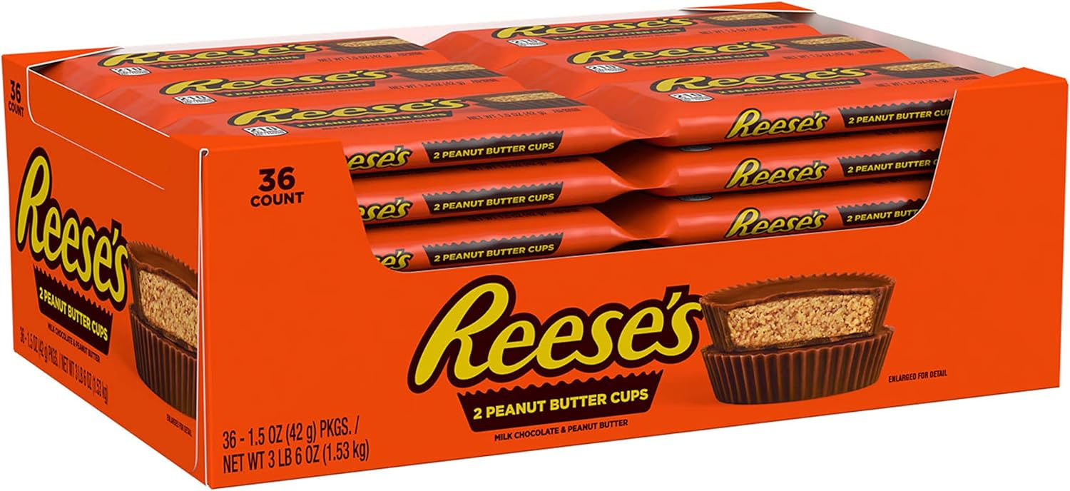 Reeses Peanut Butter Cups 36 Pack, 36 x 42g