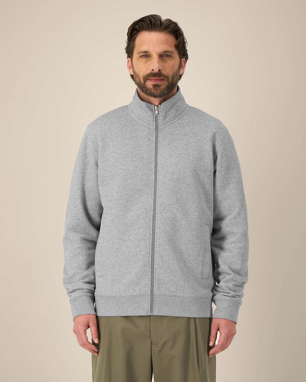 Thumbnail: Sweatshirt met rits Trailer 2.0 - Heather Grey