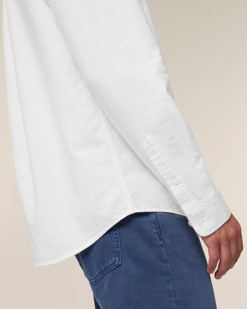 Thumbnail: Overhemd Stanley Oxford - Wit