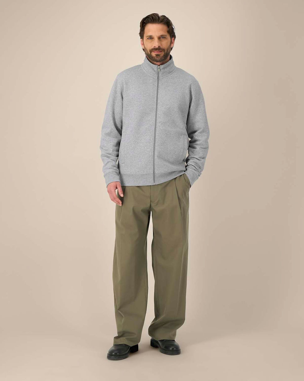 Thumbnail: Sweatshirt met rits Trailer 2.0 - Heather Grey