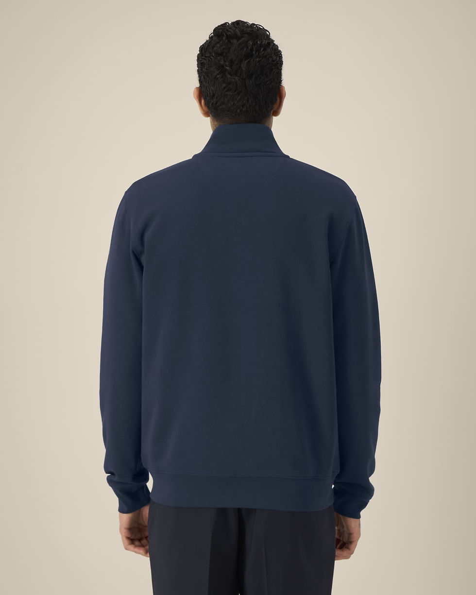Thumbnail: Sweatshirt met rits Trailer 2.0 - French Navy