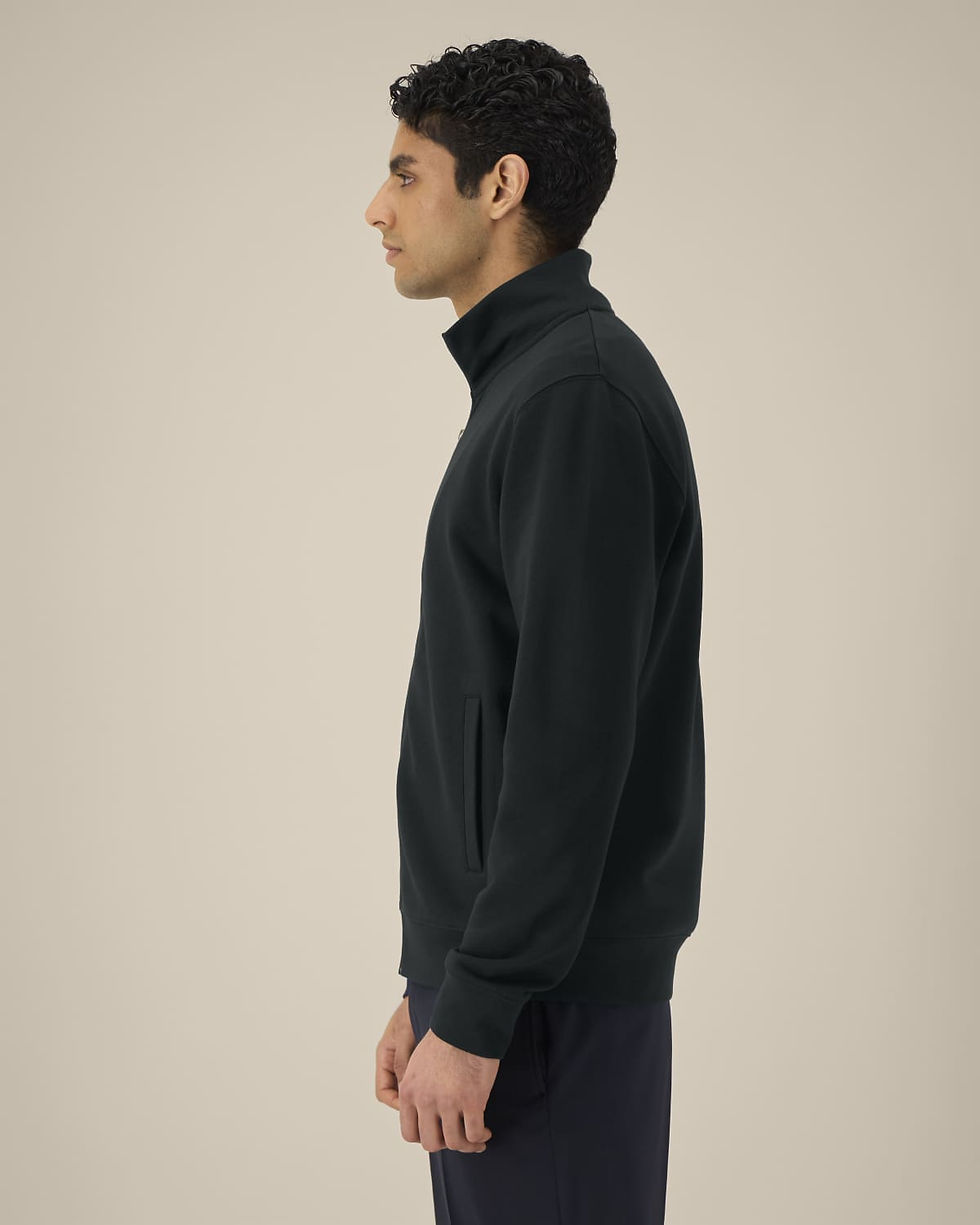 Thumbnail: Sweatshirt met rits Trailer 2.0 - Black