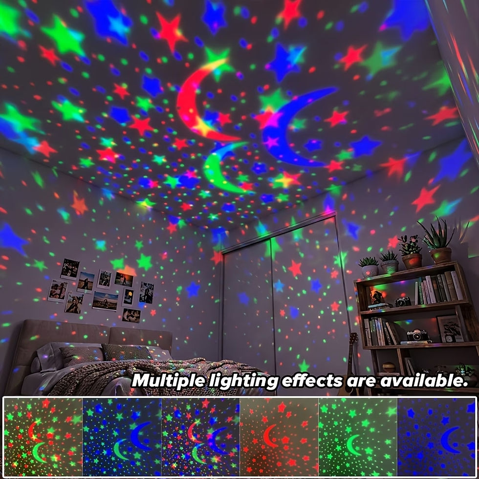 Miniatura: LED Starry Sky Night Lights USB Projector Lamp Magic Ball Moon Star Christmas Li