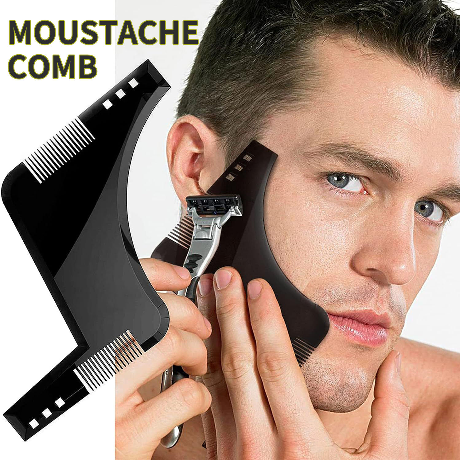 Beard Comb Styling Comb Styling Template Tool Men's All-In-One Tool Beard Stylin