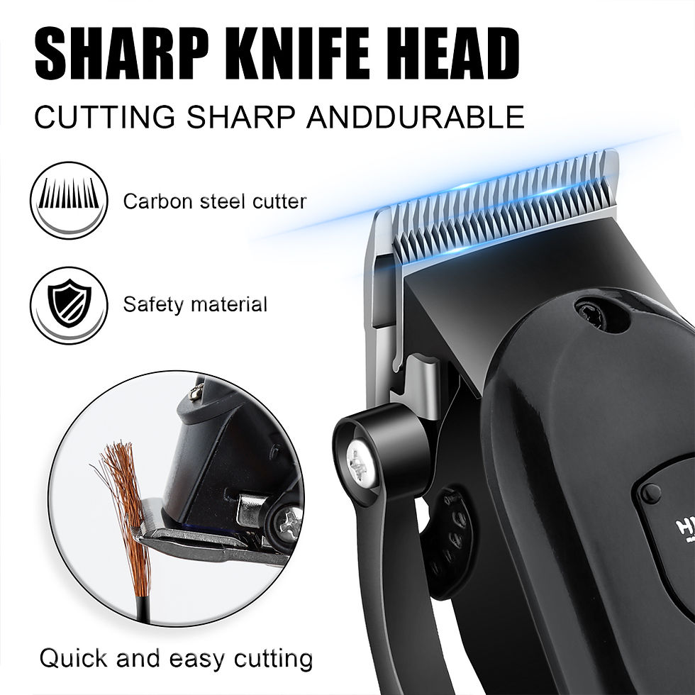 Miniatura: hiena Hair Clipper Kit for Men Electric Shaver Hair Trimmer Professional Cutting