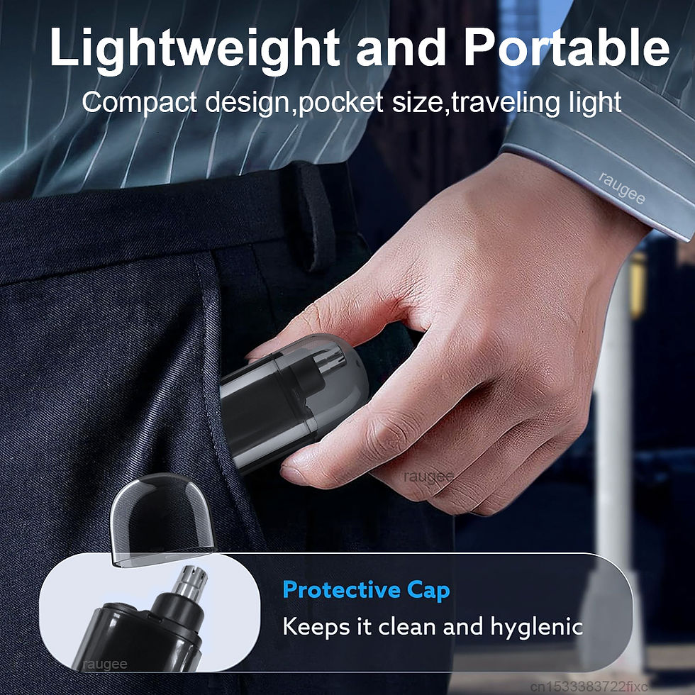 Miniatura: Nose Hair Trimmer Rechargeable Electric Nose Hair Remover Men Eyebrow Hair Shavi