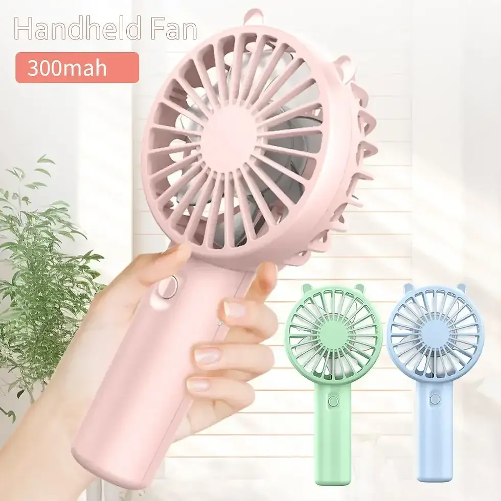 Miniatura: Portable Handheld Fan Small Cooling Fan USB Rechargeable Eyelash Eyelash Mute Co