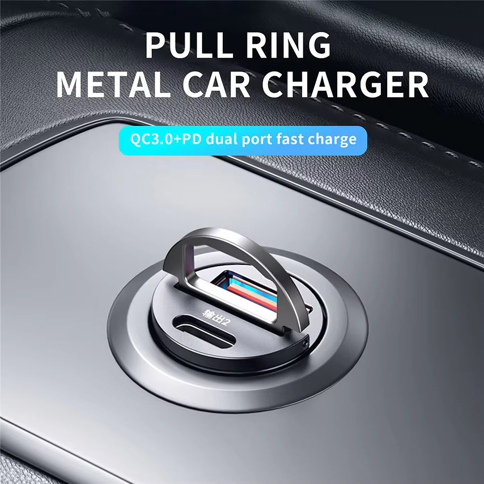 Miniatura: 100W/200W QC3.0 PD Mini Car Charger 12-24V Lighter Fast Charging Car USB Type C 