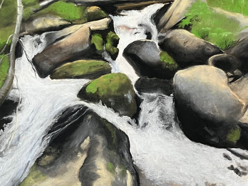 Mill Creek Rush / pastel
