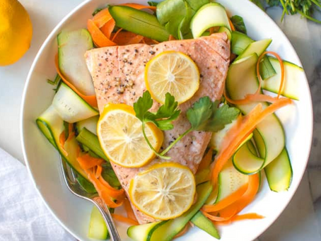 Lemon Garlic Salmon (Instant-Pot, AIP)