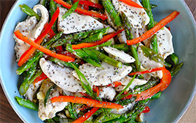 Chicken & Asparagus Stir Fry
