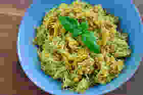 Lemon & Basil Spaghetti Squash
