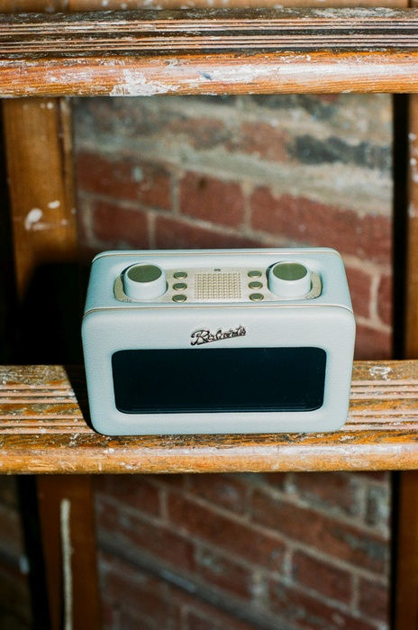 Thumbnail: Roberts Revival Rest DAB+ Alarm Clock Radio - duck egg blue